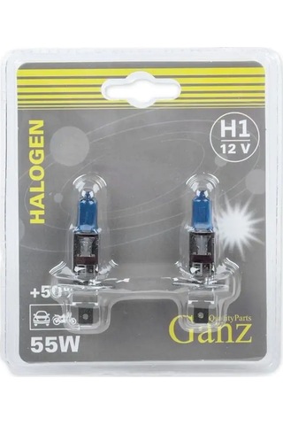 Ganz Halogjen Lambalar H1 55w 2 Beyaz 145866464