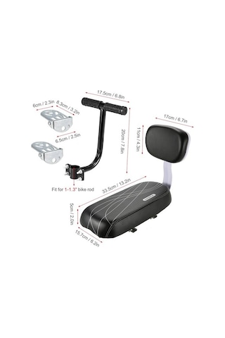 Didadodo Çanlı Bisiklet Koltuk Takımı, Sırt Minderli, Ayak Altın Altın