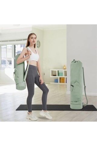 Trendooze Yoga Yeşil Taşıyıcı, Taşınabilir Su Spor Şişesi Matı Mat Kadın Islak İçin Fitness Erkek Egzersiz Cep, Cebi, Çantası Ayarlanabilir Askı, Alt Ge Yeşil