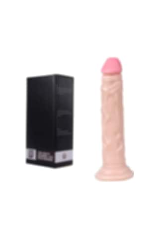 Hızlı Express Naturo 19 CM Testissiz Et Dokusu Süper Realistik Anal Penis Dildo