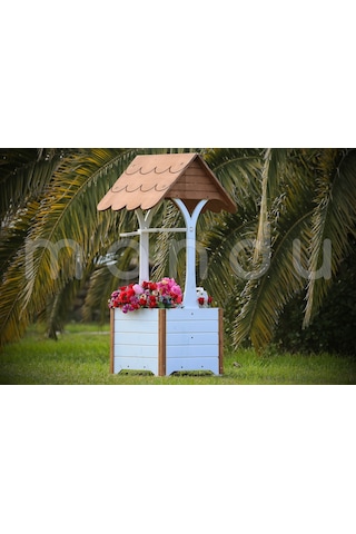 “Mandu” Ahşap Su Kuyusu Saksı