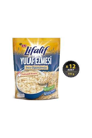 Eti Lifalif Yulaf Ezmesi İnce Öğütülmüş 12 x 350 G