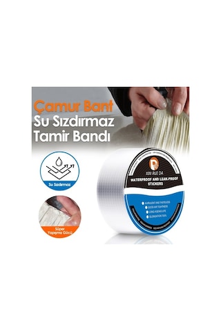 Tamir Bandı Ultra Güçlü Çamur Bant Sızdırmaz Tamir Çatlak Bant