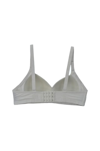 Fk Lingerie Kadın Silikonlu Toparlayıcı Sütyen C Cup Bgl-st04719 Beyaz