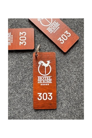 10 Adet Anahtarlık, Otel, Pansiyon, Yurt, Butik Otel, Bungalov Ot