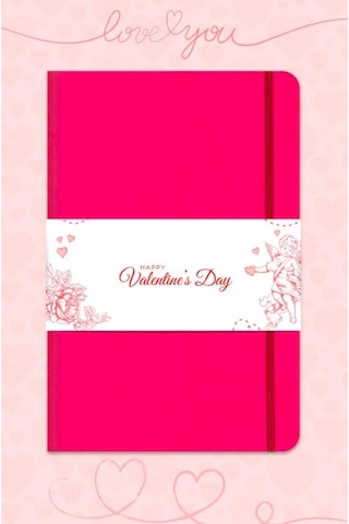 Tarihsiz Klasik Defter Rec Note 13x21 Çizgili Pembe