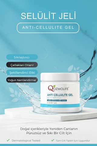 Qozmolife Selülit Karşıtı Jel 100 ML
