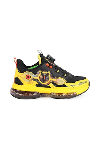 Pepino Erkek Çocuk Spor Ayakkabı Çevirmeli Döner Kilit Mekanizmalı Robotik Desenli Işıklı Kapsül Taban Sneaker 2196 Syh-sarı