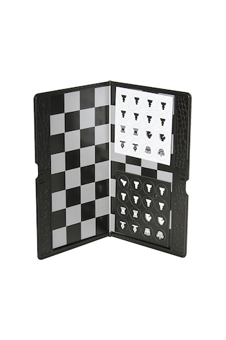 Dolıty Cep Manyetik Seyahat Satranç Seti Yuvarlak Para Oyuncak