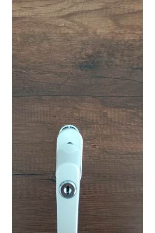 Pvc Pencere Üstten Anahtarlı Kilitli Kapı Pencere Kolu Beyaz