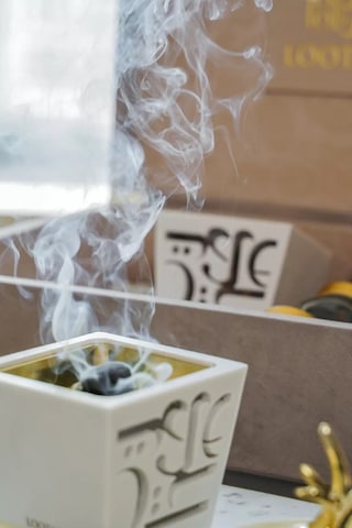 Velvet Incense Set, Lüks Buhurdan, 6 Çeşit Tütsü Ve Oud Hediye Seti