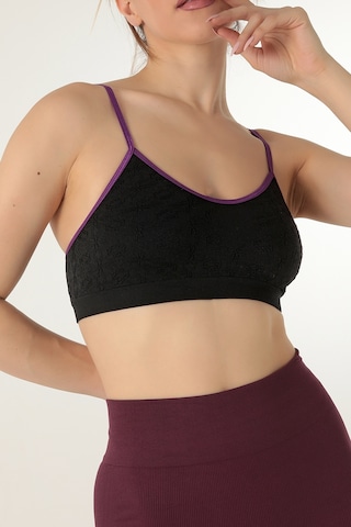 Gigotto Seamless Kabartma Desenli Büstiyer 001