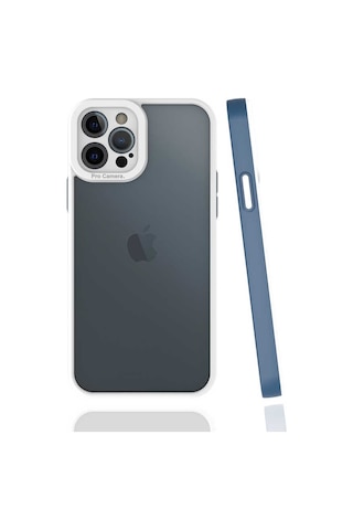 Zeyline Apple Uyumlu iPhone 12 Pro Max Zore Mima Kapak-lacivert