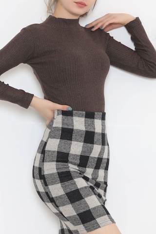 Buyers Butik - Yarım Balıkçı Body Acıkahve - 8335.1567. 001