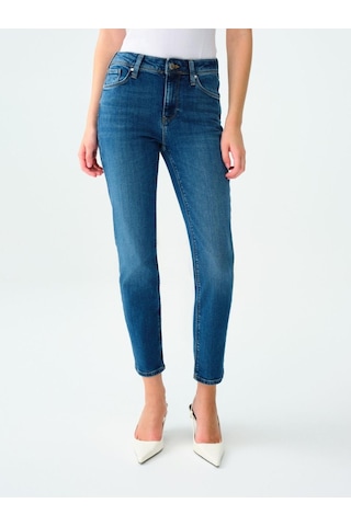 Loft Lf2036080 Ss Elena Sarah Kadın Jean Pantolon Mıd Blue Wash