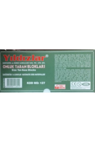 Onluk Taban Blokları Yıldızlar Kod:127