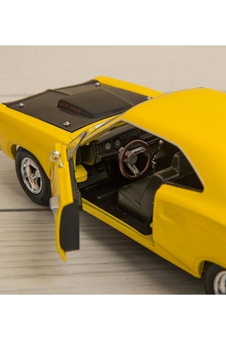 Motormax 1969 Dodge Coronet Super Bee 1/24 Sarı Model Araba