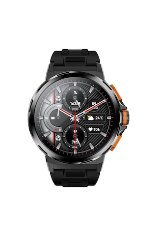 Kalobee Sk43 Sports Watch Series Amoled Ekran 3 Kordonlu Akıllı Saat İphone & Android Uyumlu,48 Mm Siyah