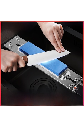 Youmex Çelik Uçaklama Aleti: Su Deposu Sabitlenebilir, Genişletilebilir Açı Ayarı, Kayma Engeli, Zımpara Taşı İle Ev Ofis Mutfak