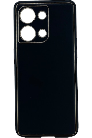 Nettech Oppo Reno 9 Uyumlu Coco Leather Seri Arka Koruma Kılıf - Pembe Pembe