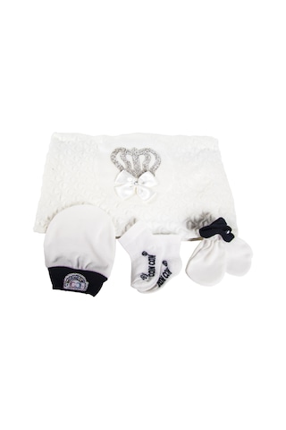 Hastane Çıkışı 10 Parça Siyah Taşlı Erkek Bebek Giyim Siyah