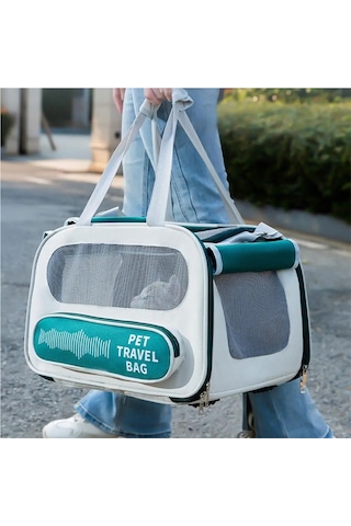 Jialan Pet Gezi Taşınabilir Kedi Köpekler Omuzdan Askili Çanta