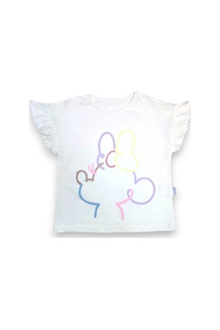 Kız Çocuk Şortlu Alt Üst Takım Somon