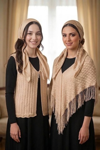 Urfakent Gelin Yeleği Ve Gelin Şalı, Kristal Simli Çeyizlik Yelek Ve Şal Pudra