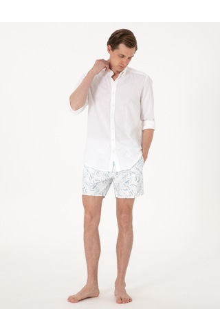 Pierre Cardin Erkek Açık Mavi Deniz Şortu 50307958-vr003 Açık Mavi