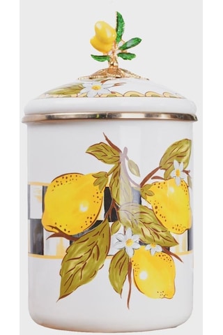 Lndkvn-9663-3 Miss Betty 15 Cm Emaye Büyük Boy Kavanoz 001