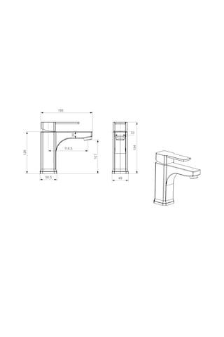 Ulu-el Sabit Lavabo Bataryası Çeşme Musluk Krom