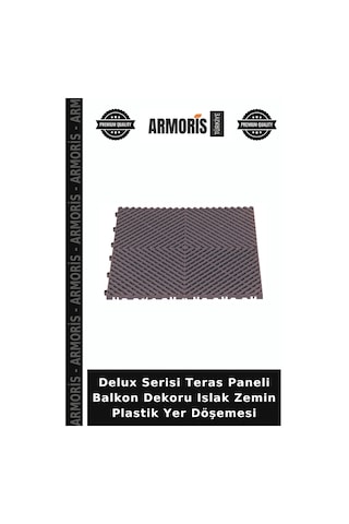 Delux Serisi Teras Paneli Balkon Dekoru Islak Zemin Plastik Yer Döşemesi