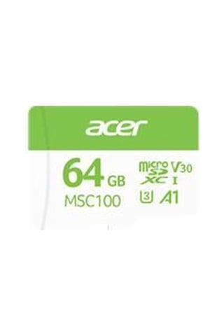 Acer Msc100 64gb Microsd U3 V30 A1 Aksiyon Kamera & Güvenlik Kamerası Uyumlu