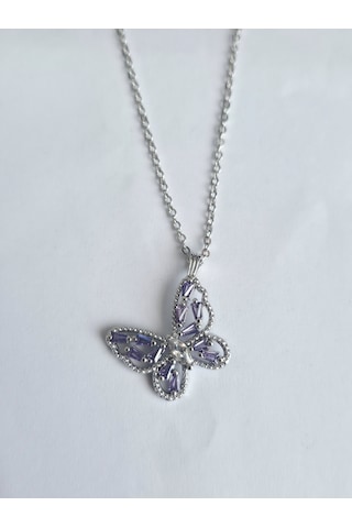 925 Ayar Kadın Gümüş Kolye 6 Gümüş