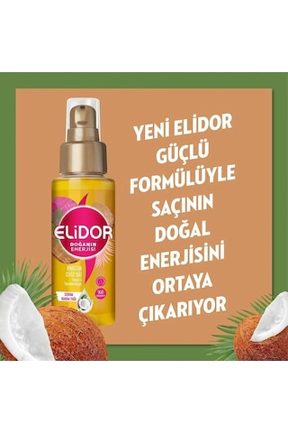 Elidor Serum Saç Bakım Yağı Hindistan Cevizi Yağı 80 Ml X2