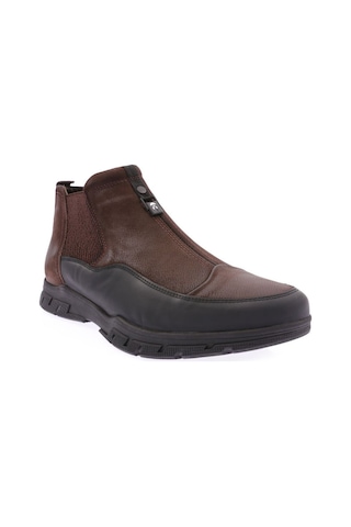 Dgn 14125 Erkek Casual Lastikli Bot 14125-17-R1598 Siyah - Kahverengi