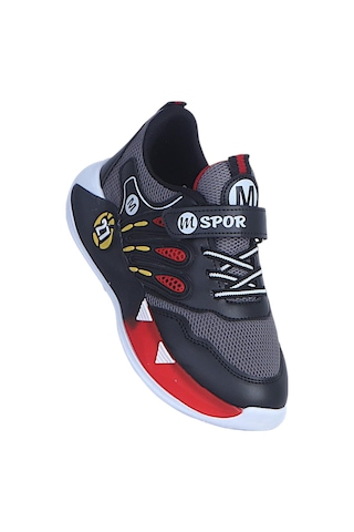 Ayakcenter M Spor 4002 Füme Erkek Çocuk Sneaker Ayakkabı Füme