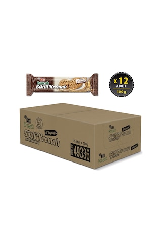 Eti Burçak Sütlü Kremalı Yulaflı Bisküvi 12 x 100 G