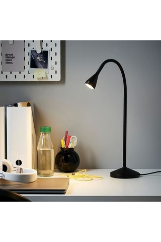 Ikea Nävlınge Çalışma Lambası, Siyah, 52 Cm