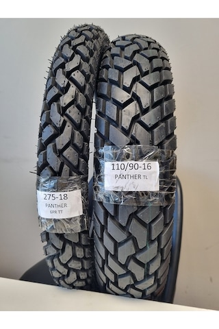 Mondial Mr  Kanuni Seyhan  275-18 Tt Tubetype Ve 110/90-16 Tl Dubleks Lastik Set