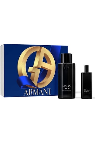 Giorgio Armani Code Erkek Parfüm EDT 125 ML + Code Erkek Parfüm EDT 15 ML