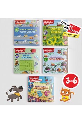 Sticker Eğlenceli Etkinliklerle Hikayeli Bulmaca 5'Li Set