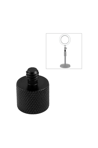 Puluz 3/8 İnç Dişi Dişli - 1/4 İnç Erkek Dişli Adaptör Vidası