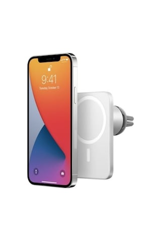 Magsafe Kablosuz Araç İçi Şarj Aleti 15w Manyetik Telefon Tutucu Apple iPhone Uyumlu