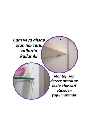 Metal Halkalı Raf Pimi Cam Ahşap Metal Raf Tutucu Çivisi Mobilya Dolap Pimi 50 Adet