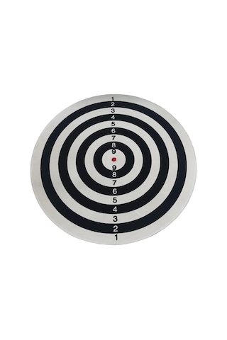 Delta Flocked Dart Seti 45 Cm 18 İnç Büyük Boy + 6 Dart Oku 18 Gr Hedef Tahtası Sdf76