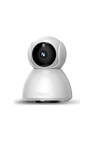 Geeksen Akıllı Wifi İzleme Kamerası 720p - İki Yönlü Ses, İzleyici, Hareket Algılama, Otomatik Gece Görüşü, Akıllı Telefon Uyarısı, Avrupa Şarj Aleti