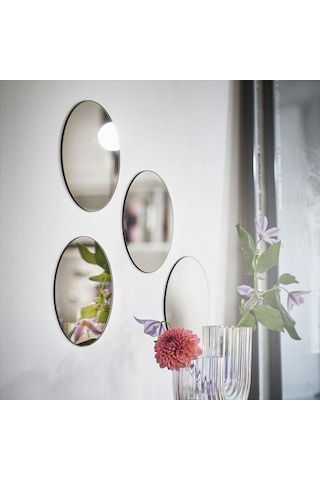 Duvar Aynası, Gri, 20 Cm Gri