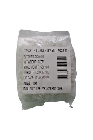 Meteksan Kostik Payet Kostik Sodyum Hidroksit 1 KG