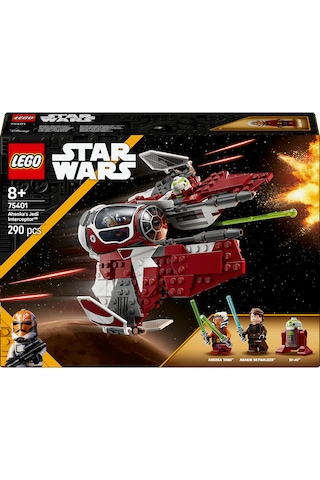 LEGO® Star Wars: Klon Savaşları™ Ahsoka’nın Jedi Interceptor™’ı 75401 - 8 Yaş ve Üzeri Çocuklar için Yaratıcı Oyuncak Yapım Seti (290P)